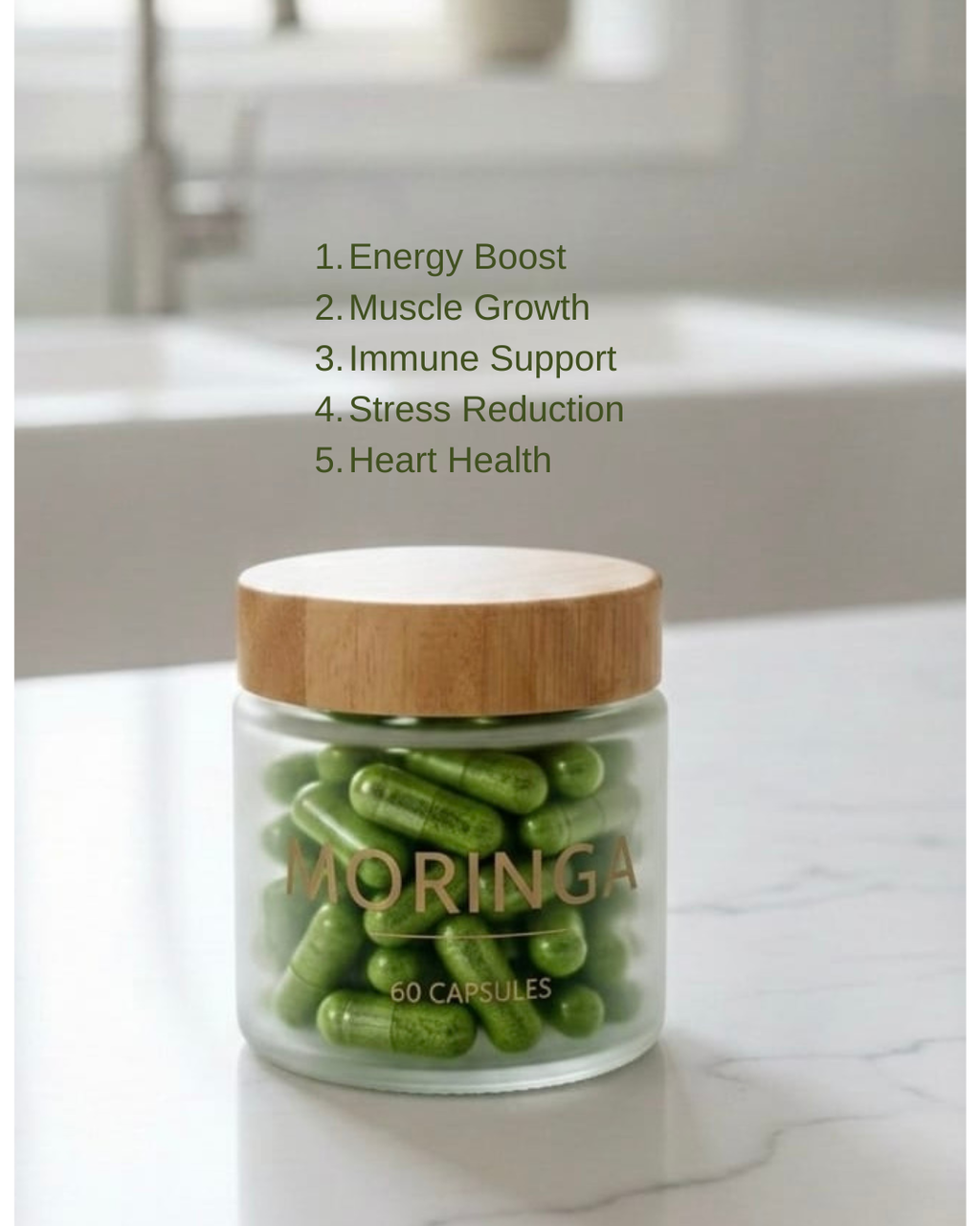 Moringa 60 capsules - 400mg