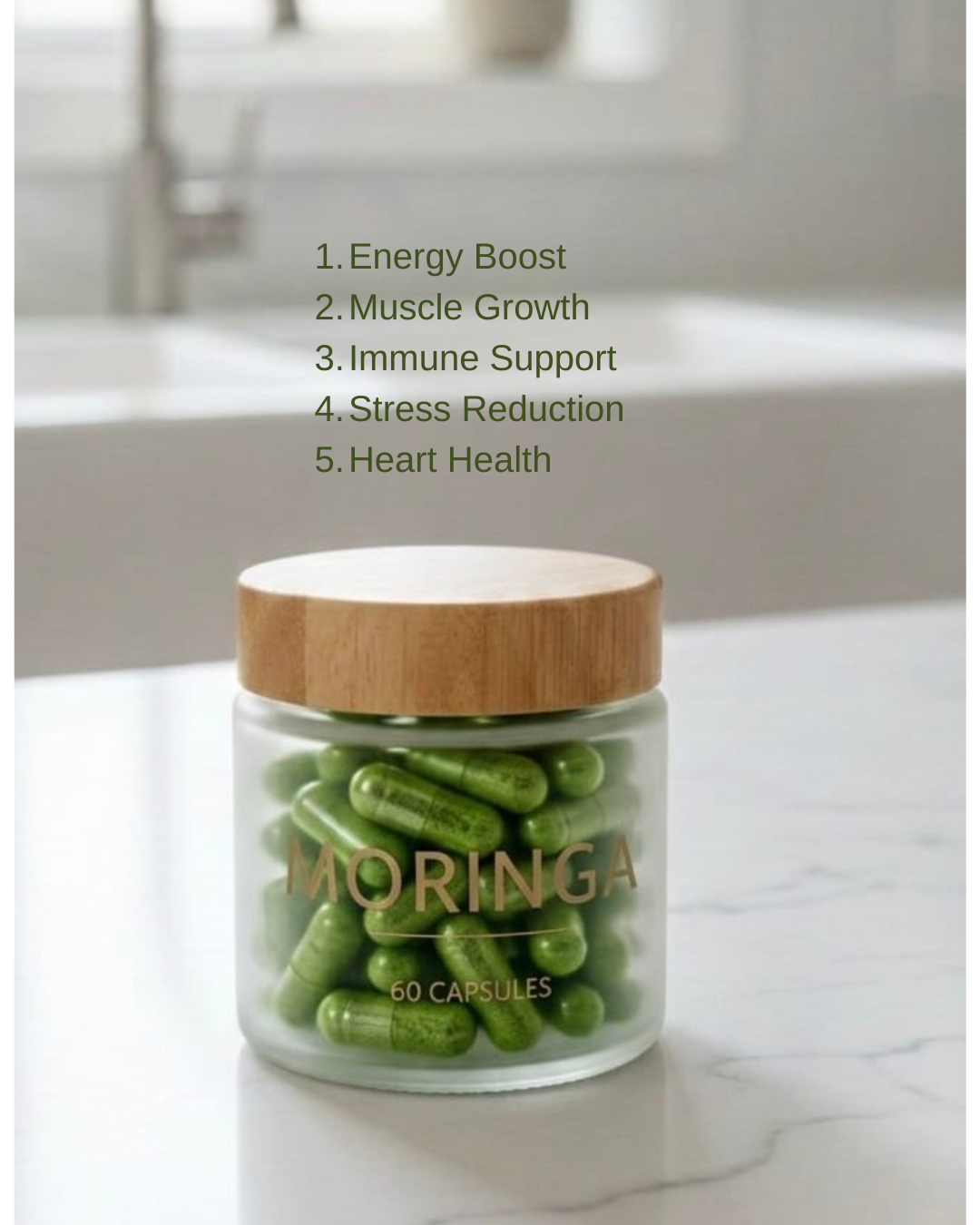 Moringa 60 capsules - 400mg